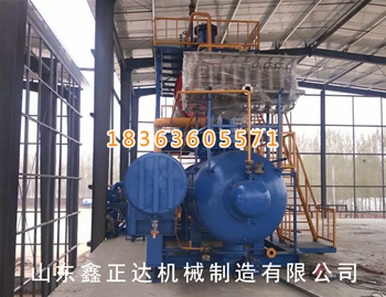 Continuous non-bag mushroom sterilizing line