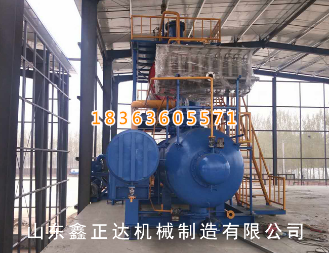 Continuous non-bag mushroom sterilizing line