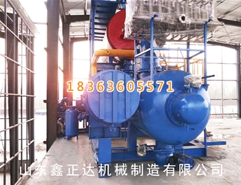 Continuous non-bag mushroom sterilizing line