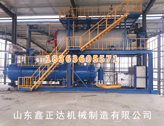 Continuous non-bag mushroom sterilizing line