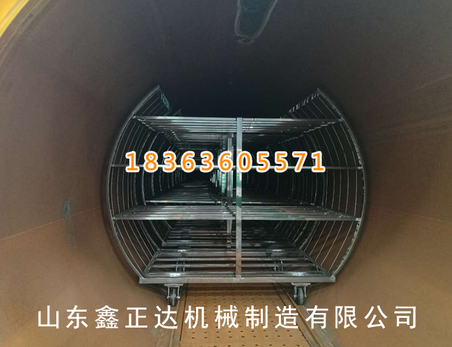 Round sterilizer cart