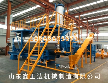 Continuous non-bag mushroom sterilizing line